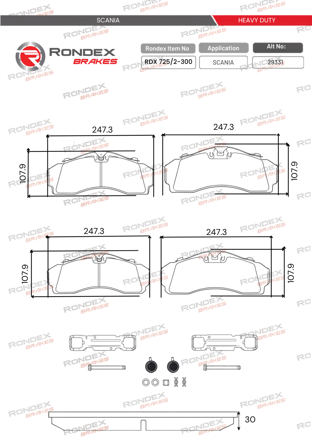 high quality rondex brakes products
