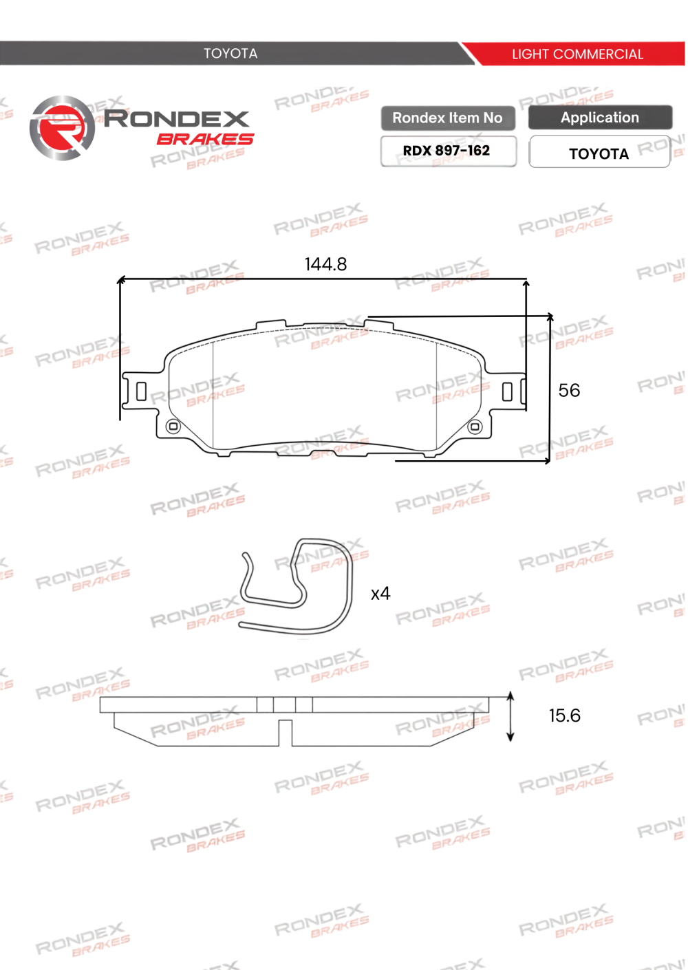 high quality rondex brakes products